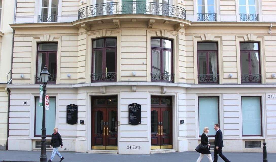 Image de l'extérieur du bâtiment de Louvrevita à Paris