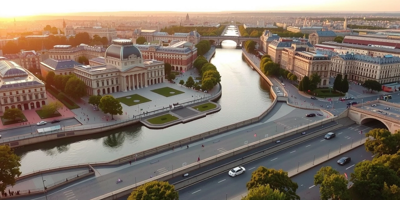 Vue aérienne du Louvre à Paris, symbolisant l'inspiration de Louvrevita